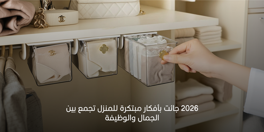 أفضل منظمات منزلية 2026 حلول ذكية لترتيب كل ركن في المنزل