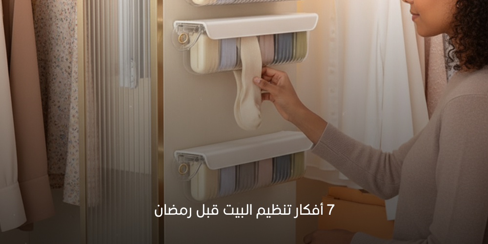 7 أفكار لتنظيم البيت قبل رمضان 2026