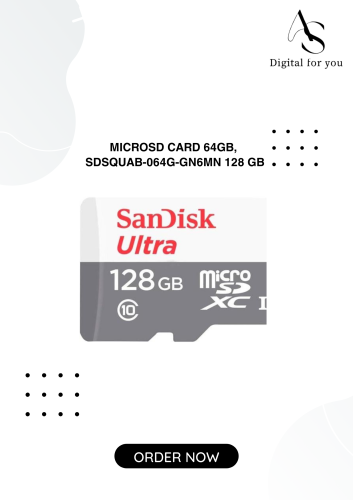 MicroSD Card 64GB, SDSQUAB-064G-GN6MN 128 GB