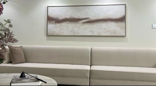 رسم لوحة كانفس مقاس 200*80 بااطار شامبين
