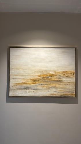 رسم لوحة كانفس مقاس 120*80 باطار شامبين