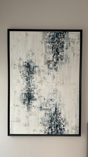 رسم لوحه مقاس 120*80 اطار لون اسود