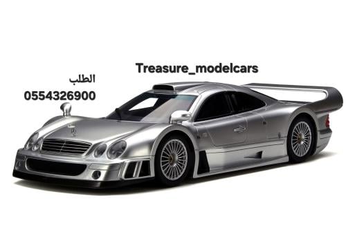 Gt spirit Mercedes clk gtr coupe silver 1/18 مجسم...