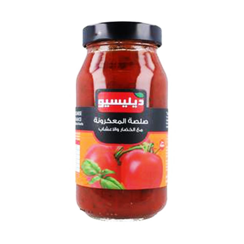 السنبلة ديلسيو صلصه المكرونه مع الخضار 500 جرام