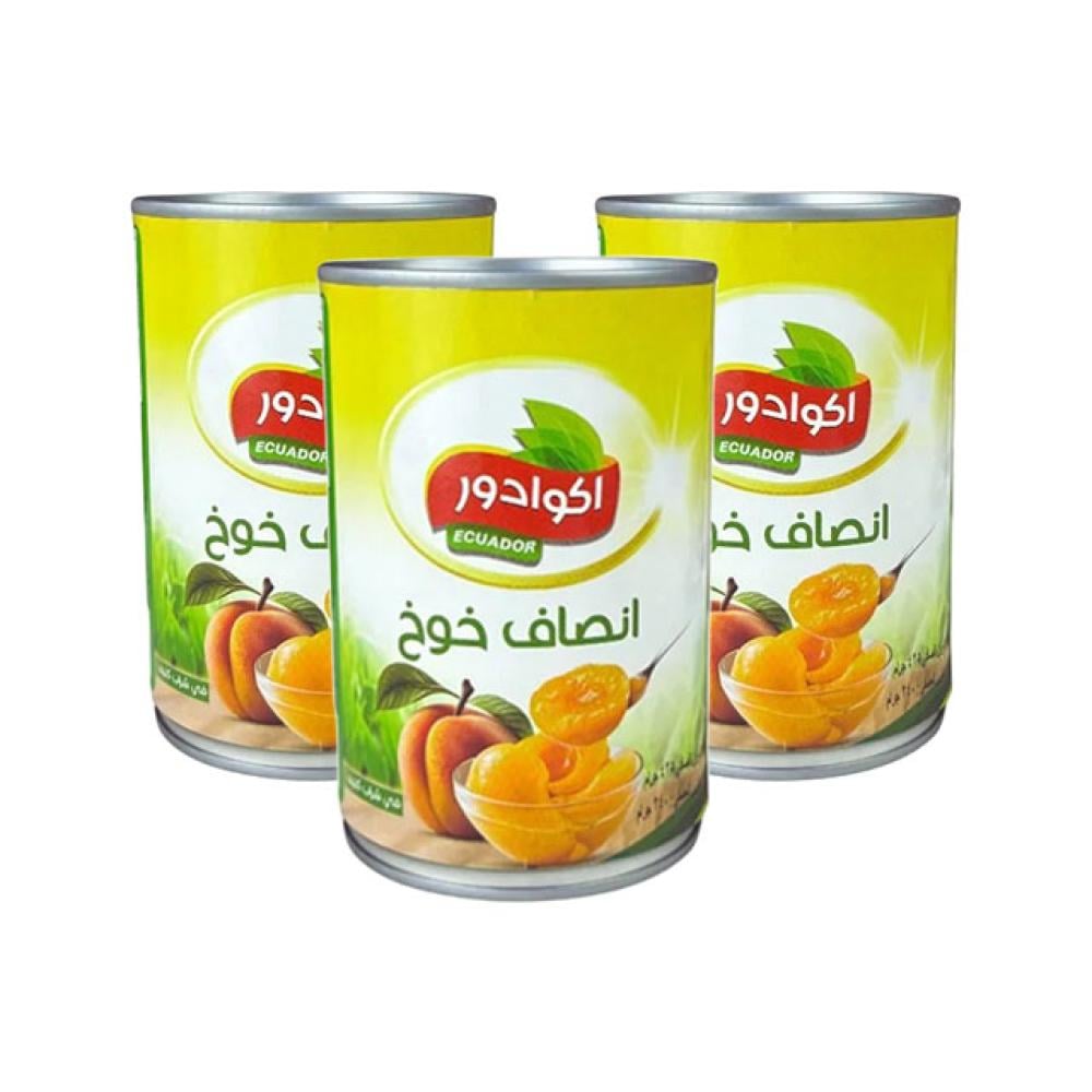 اكوادور انصاف خوخ 3*400جم