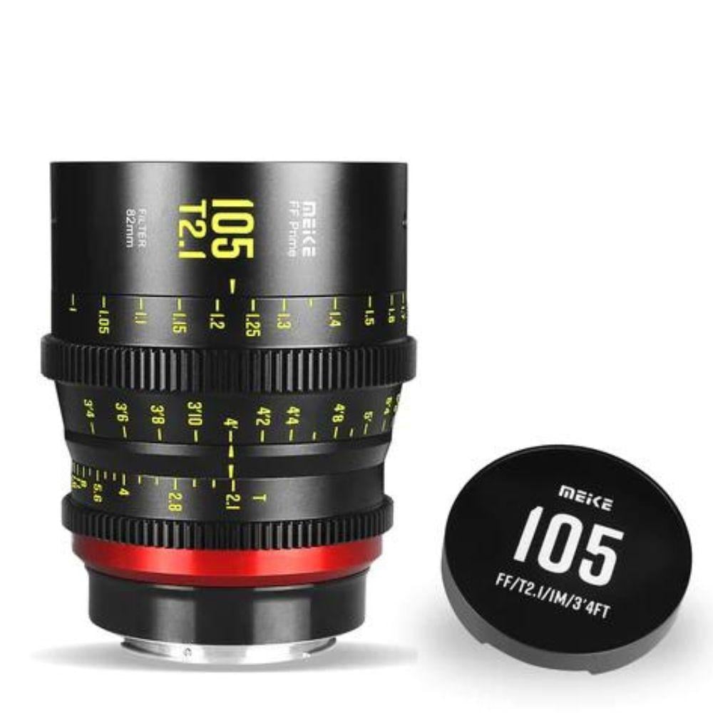 Meike 105mm T2.1 Prime Cine Lens - Full Frame - Canon EF Mount