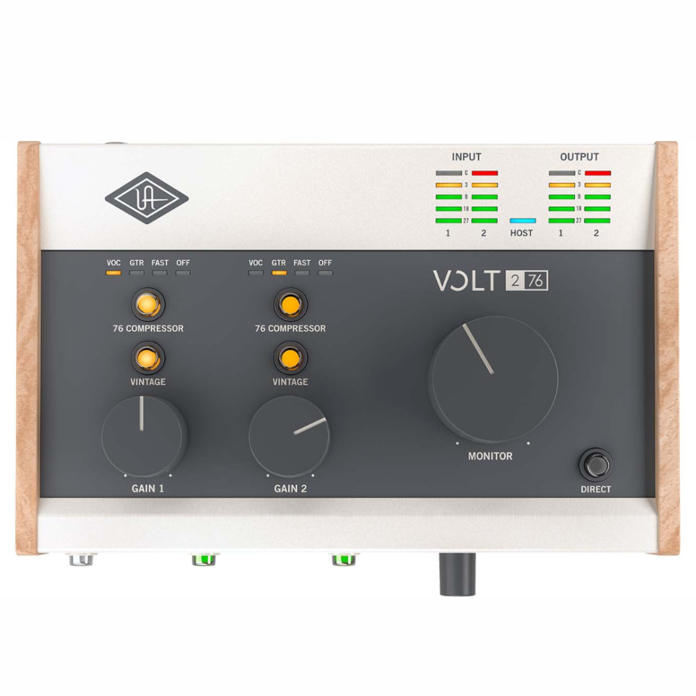 Universal Audio Volt 276 Portable 2x2 USB Type-C Audio/MIDI Interface with Built-In Compressor