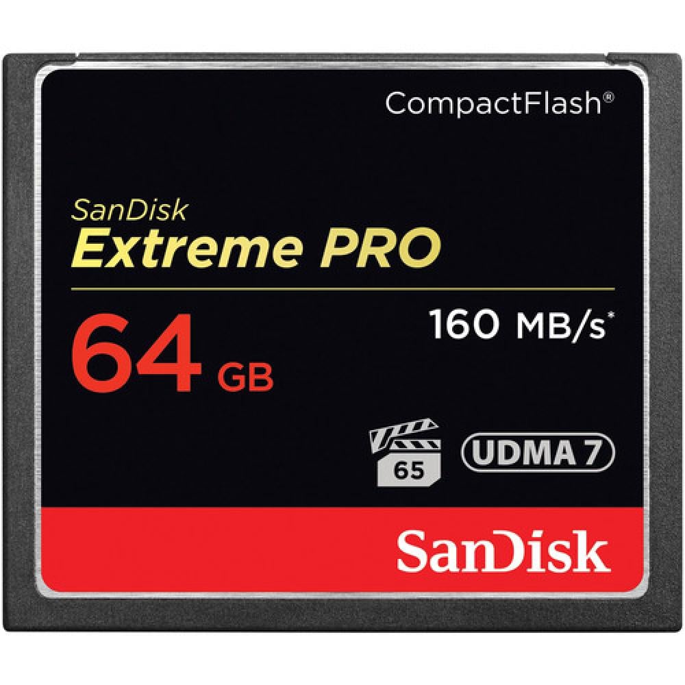SanDisk CF Card ExtremePro 64 GB , 160MB/s