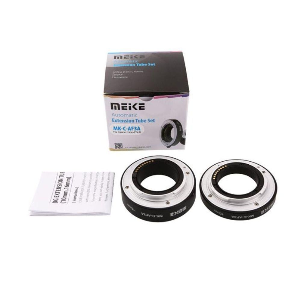 Meike MK-C-AF3A Metal Auto Focus AF Macro Extension Tube Set For Canon Camera