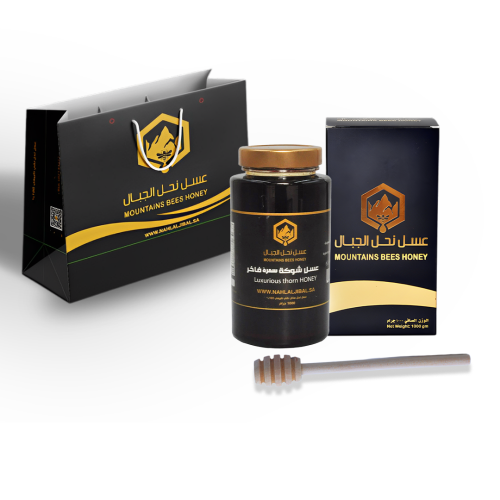 عسل شوكة سمرة فاخر بلدي 1000 جرام