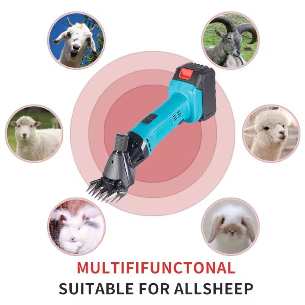 ماكينة جز صوف الغنم والإبل والمواشي لاسلكي بطاريتين
