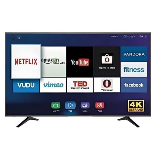 دبليو بوكس شاشة تلفزيون سمارت 42 بوصة 4K UHD مزود...