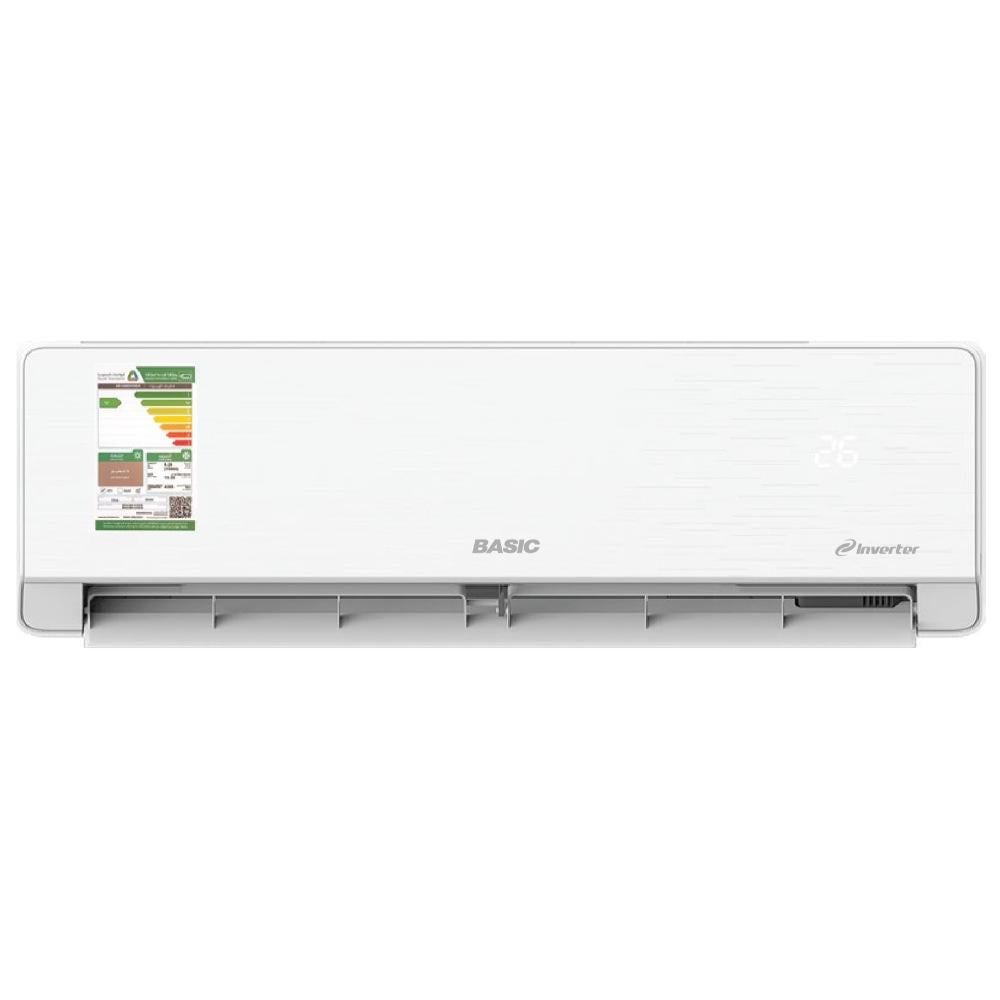 بيسك مكيف سبليت 24000 وحدة بارد وحار - انفرتر - BSACQ-FI24HC