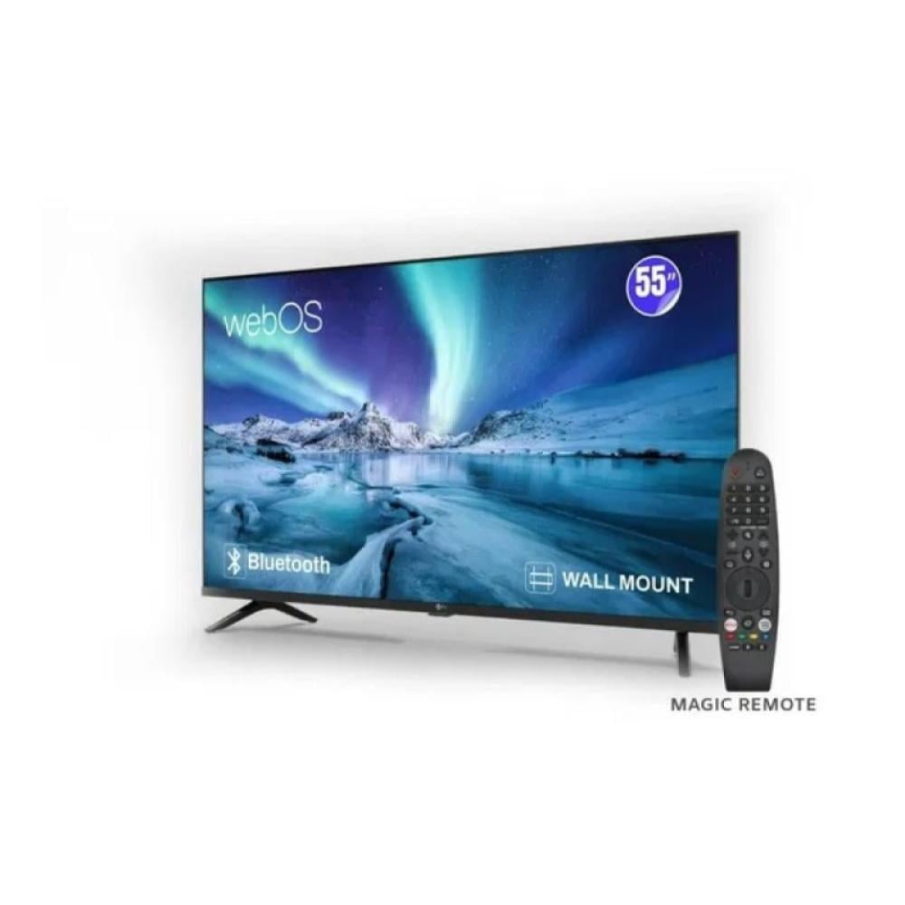 أم تى سى شاشة تلفزيون سمارت 55 بوصة UHD - يدعم WebOS 2.0 - أسود - M4KD55SWOSBB25