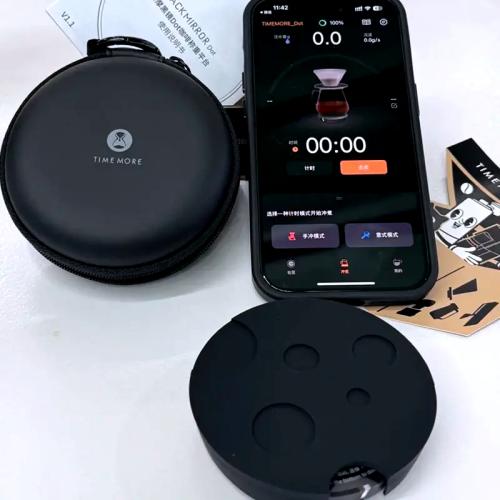 ميزان قهوة ذكي TIMEMORE Black Mirror Dot - اتصال بلوتوث ودقة احترافية