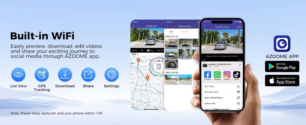 داش كام ازدوم m660 مع ذاكرة 128 جيجا