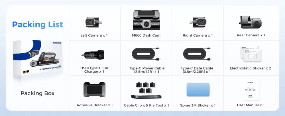 داش كام ازدوم m660 مع ذاكرة 128 جيجا