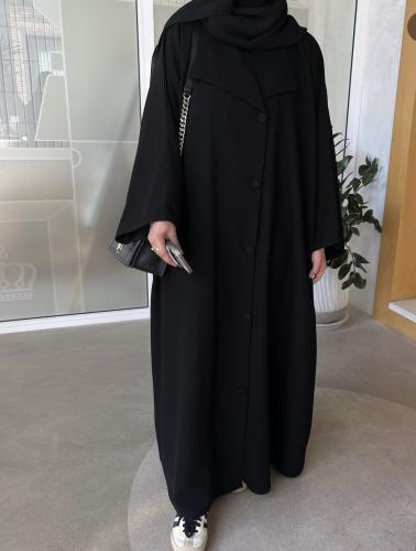 بليزر رسمي عملية قصة واسعة قماش كريب