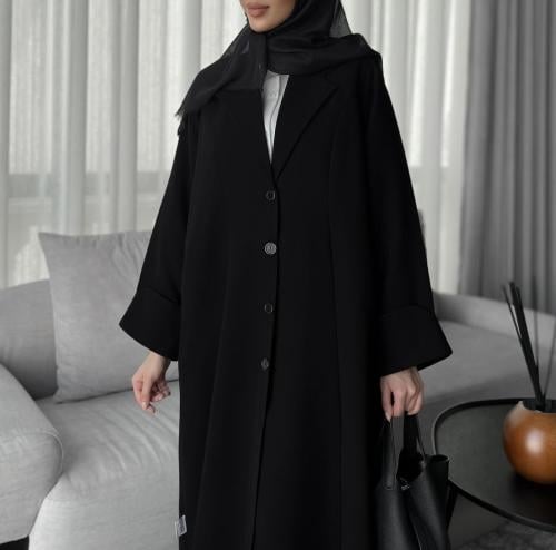 بليزر رسمي وعملي واكمام صفطة قماش كريب