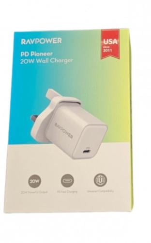 شاحن جداري من شركة راف بور تايب سي 20w