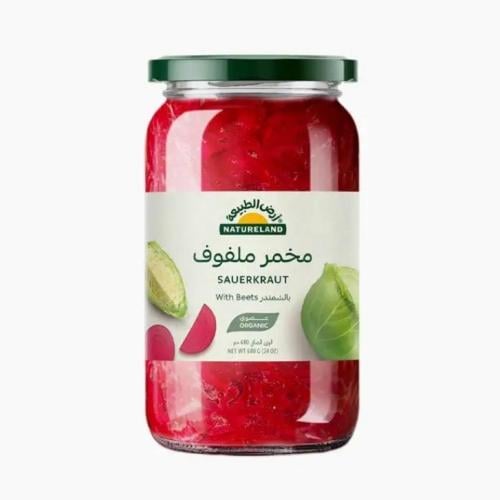 مخمر الملفوف بالشمندر عضوي - ارض الطبيعة