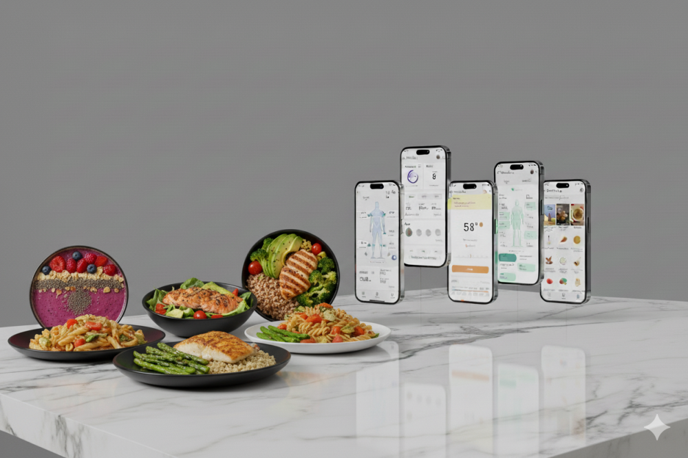 3 في 1ميزان الجسم + ميزان الأكل + شريط القياس الذكي | وازن صحتك بالكامل