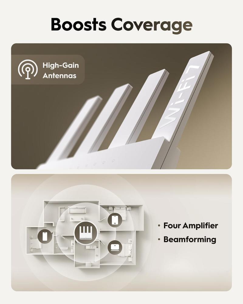Cudy Système Maillé Wi-Fi BE3600 Double Bande 3,6 Gbit/s 160