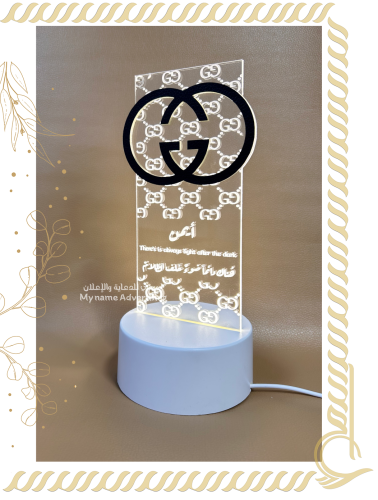 ابجوره مضيئة بتصميمGUCCI