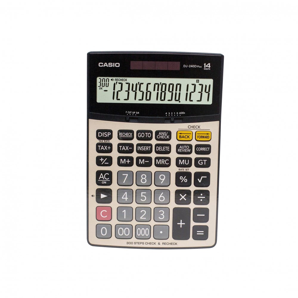 Casio Calculator Model Dj 240D Plus Bahamdoon Trading Company