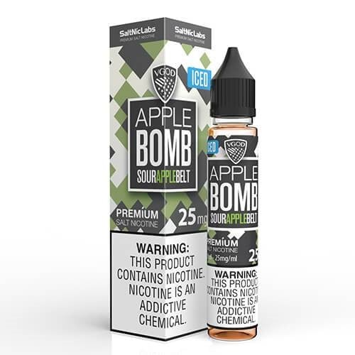 نكهة فيقود تفاخ اخضر ايس سولت نيكوتين - VGOD Apple Bomb ICED - Salt Ni