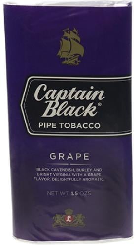تبغ غليون كابتن بلاك عنب captain black pipe tobacc...