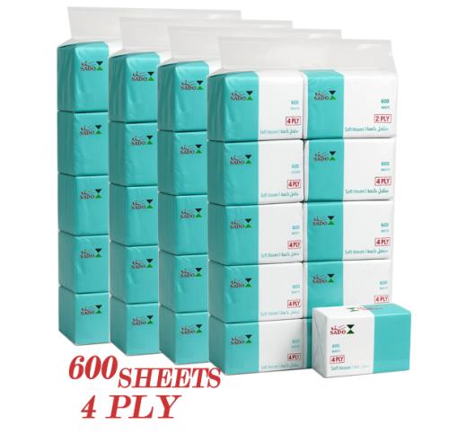 Sado 600 sheets single  *10*4  4ply
