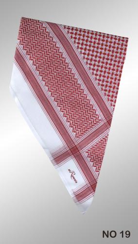 شماغ الرويس انجليزي احمر No.19