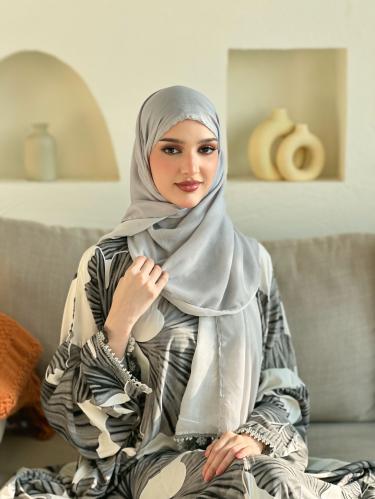 شرشف صلاة بطرحة منفصلة مشجر