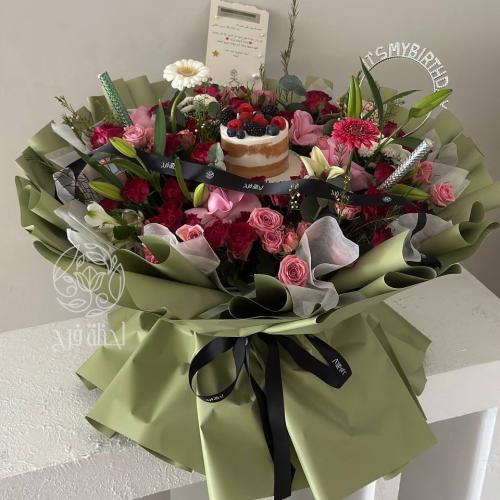 باقة بيرثدي لولو وكيك 2 -Lulu Birthday Bouquet 2