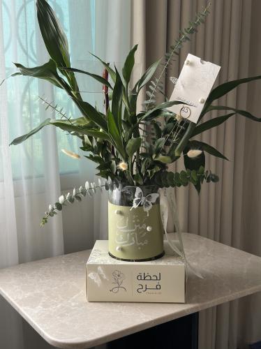 ڤازة بامبو منزل الفرح - Bamboo vase home of joy