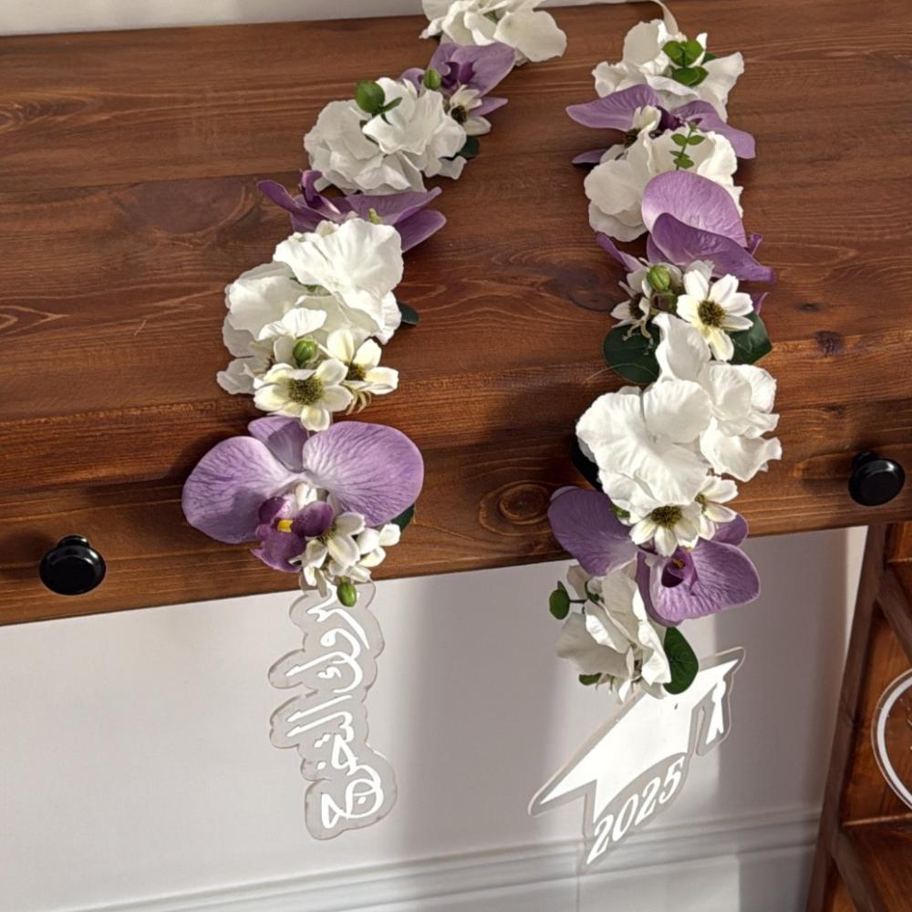 عقد ورد تخرج باسم 4