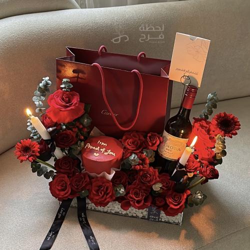 بكج يوم الحب وعطر الشعر كارتير