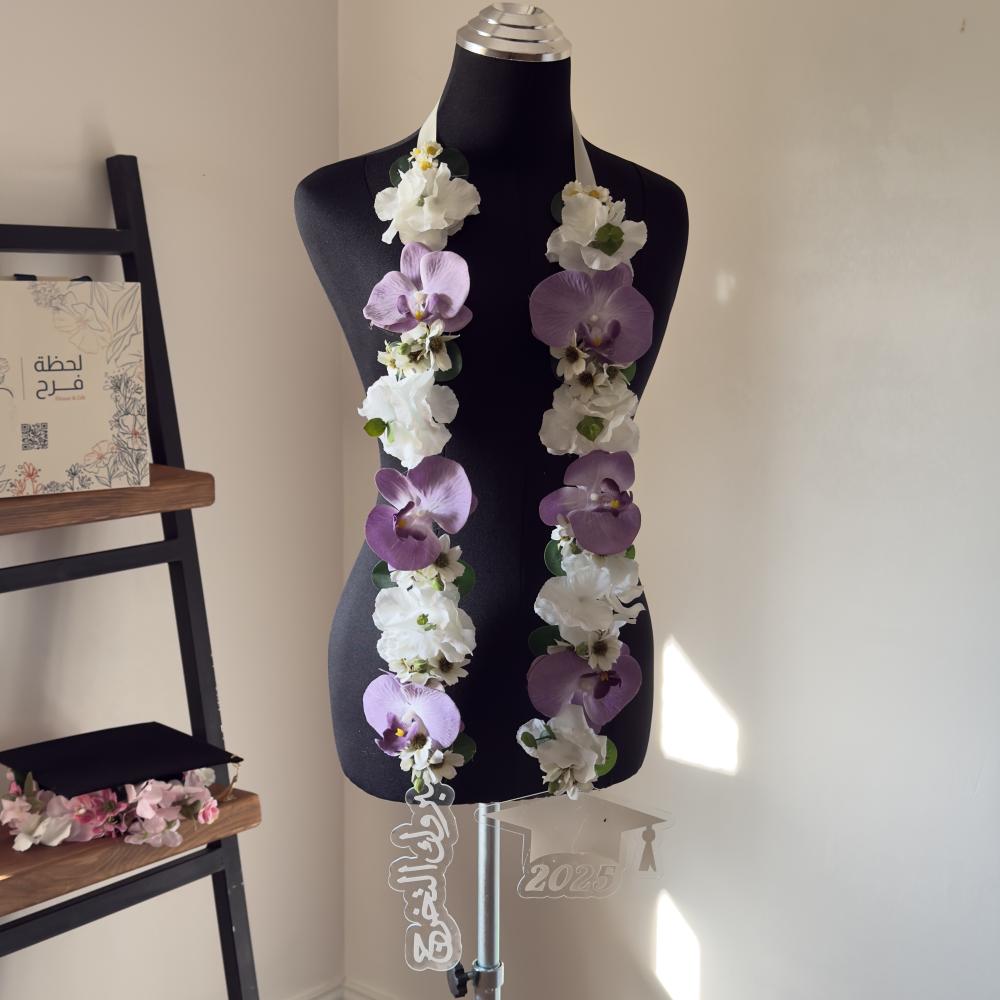 عقد ورد تخرج باسم 4