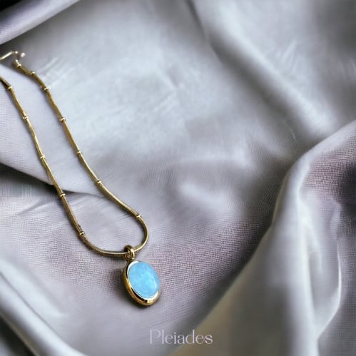 Aquamarine necklace