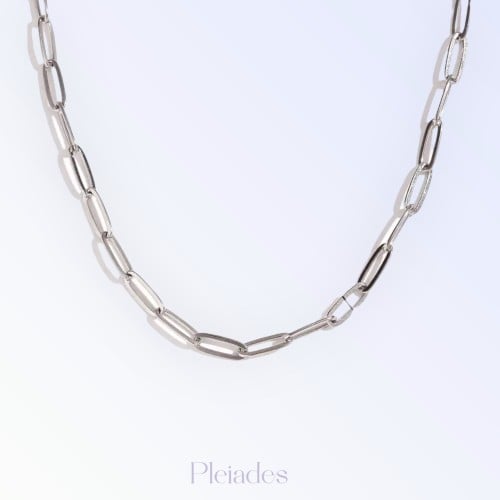 Silver chain necklace