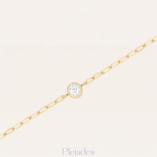 Chain & Cristal zircon