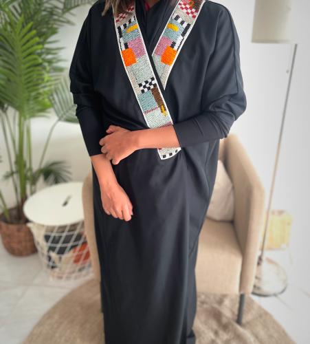 O75عباية كريب شك يدوي