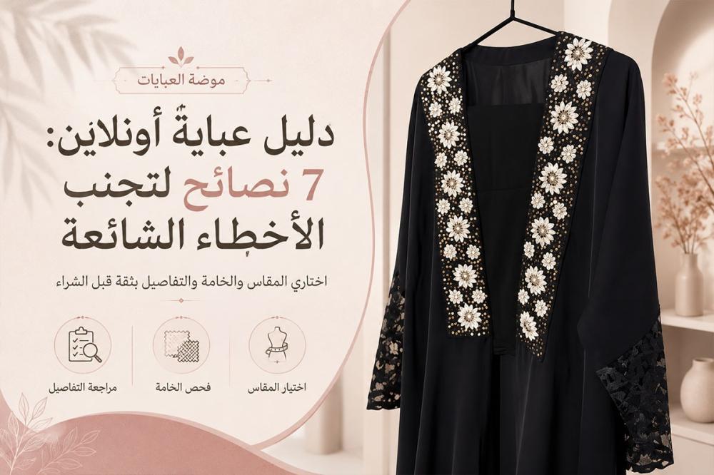 دليل عباية اون لاين: 7 نصائح لتجنب الأخطاء الشائعة