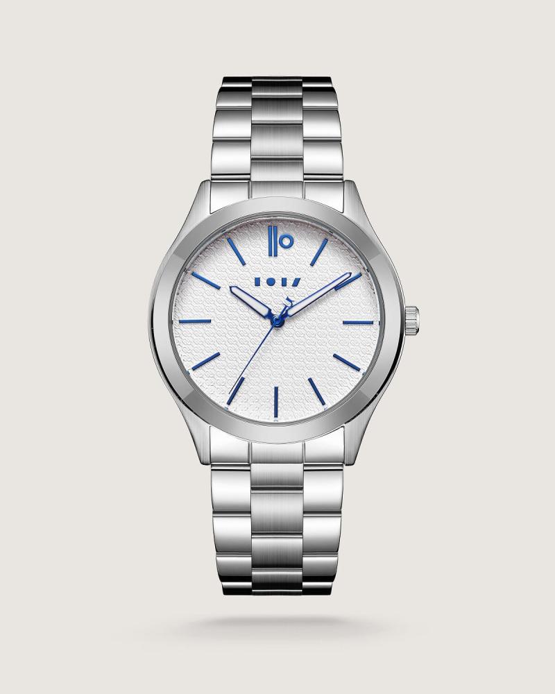 ساعة رجالية ستيل بلون فضي