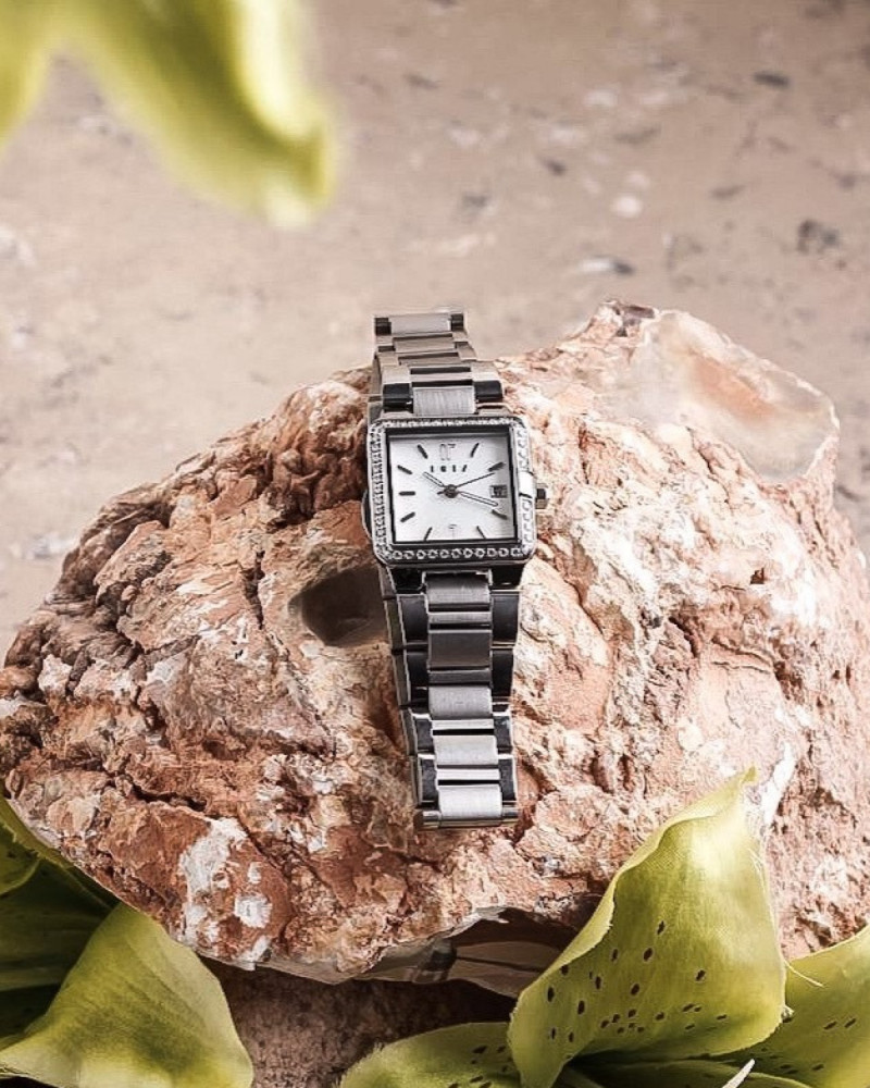 AlAnoud silver watch for women