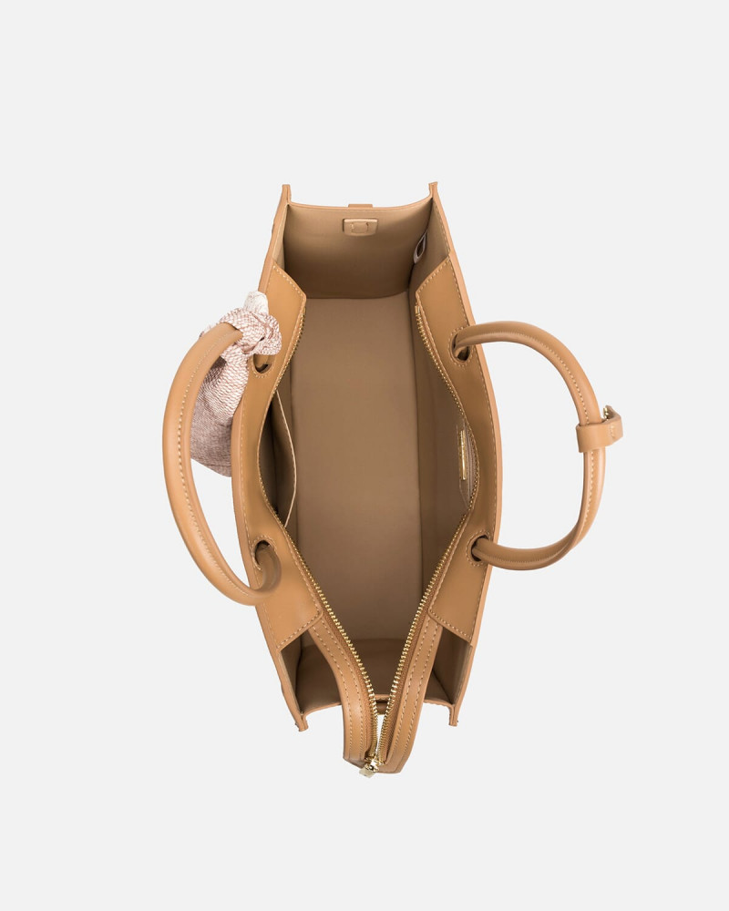 A classic brown women's bag