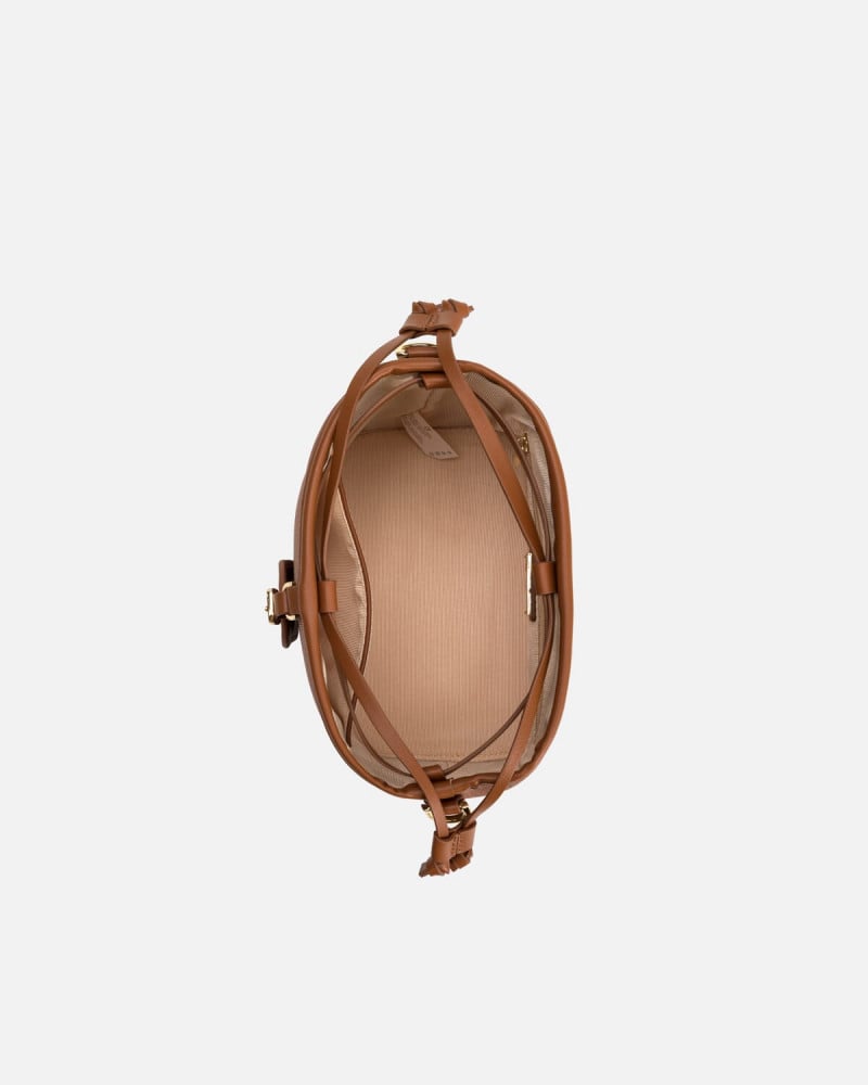 A classic brown women's bag