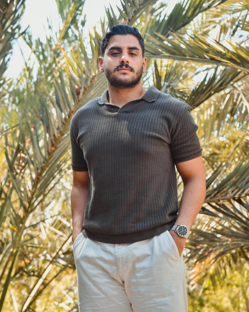 ساعة براء الرجالية من الستيل بلون فضي