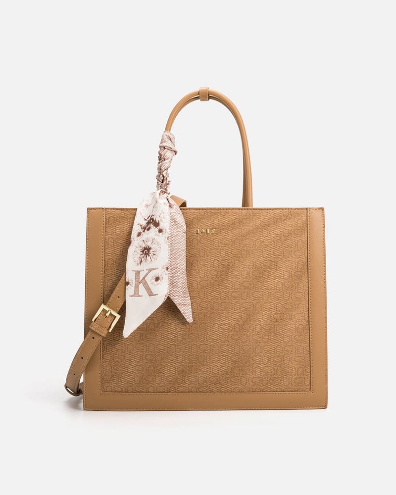 A classic brown women's bag